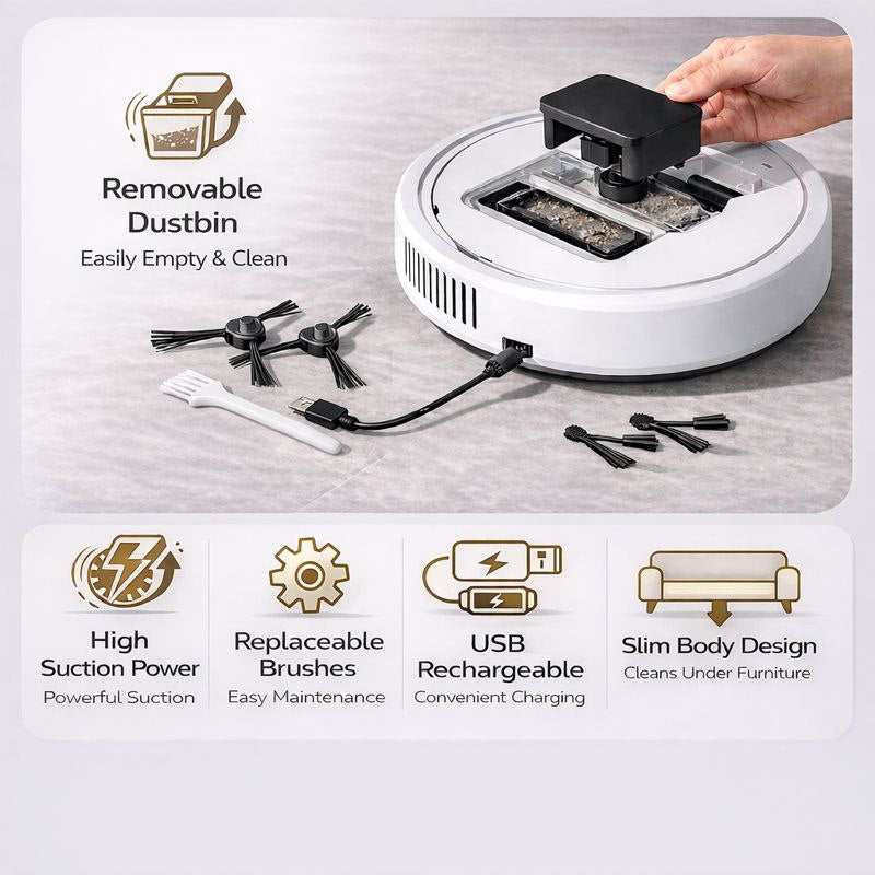Mirelle AutoClean 3-in-1 Robot Vacuum